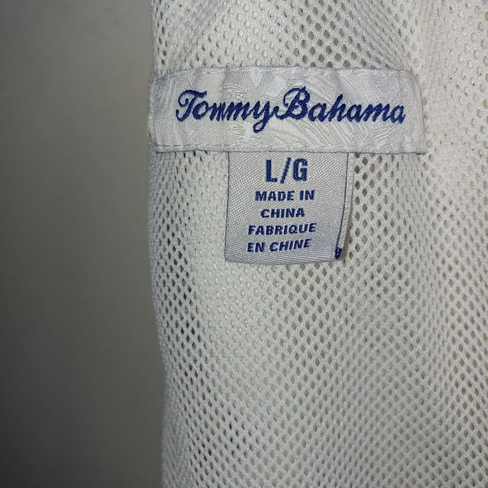 Tommy Bahama Swim Trunk Size L Tropical FLoral Blue